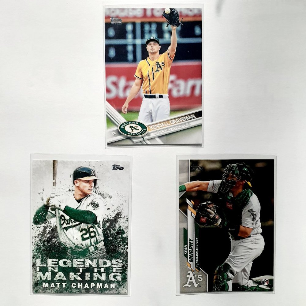 Oakland Athletics 9 Card Lot - BBL [20_2] - Picture 3 of 8
